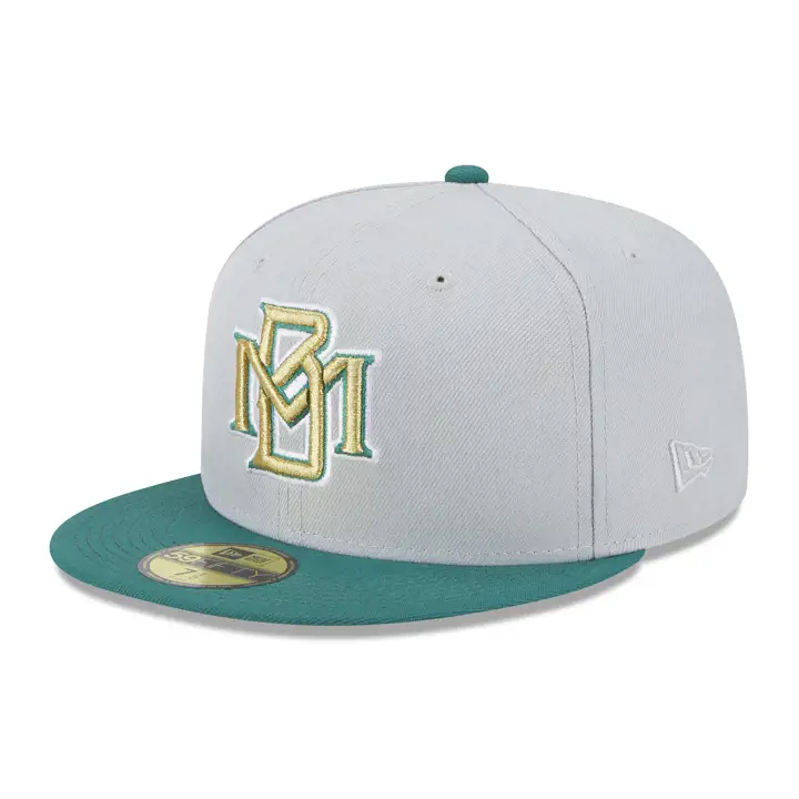 Casquette 59FIFTY MLB Dolphin Milwaukee Brewers gris/ vert/ vert