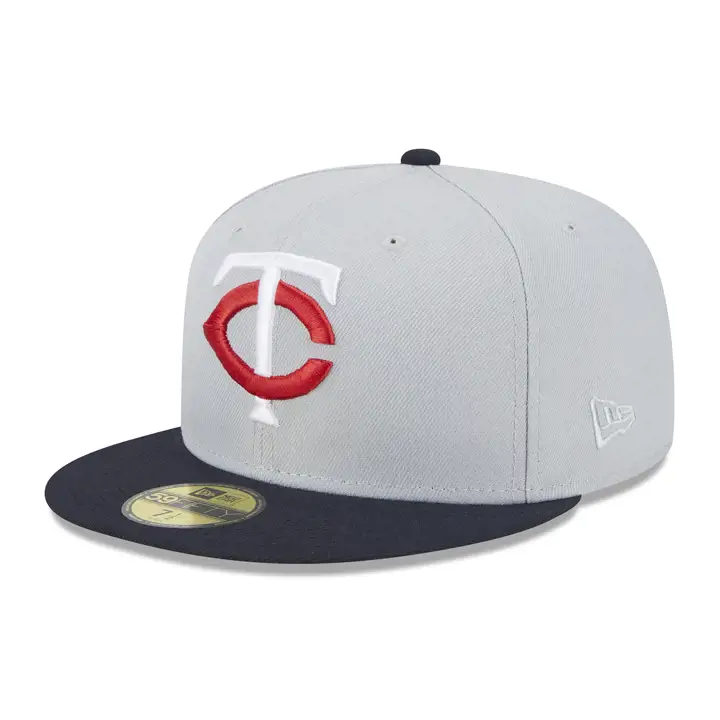 Minnesota Twins MLB Dolphin 59FIFTY gris/ bleu/ vrt