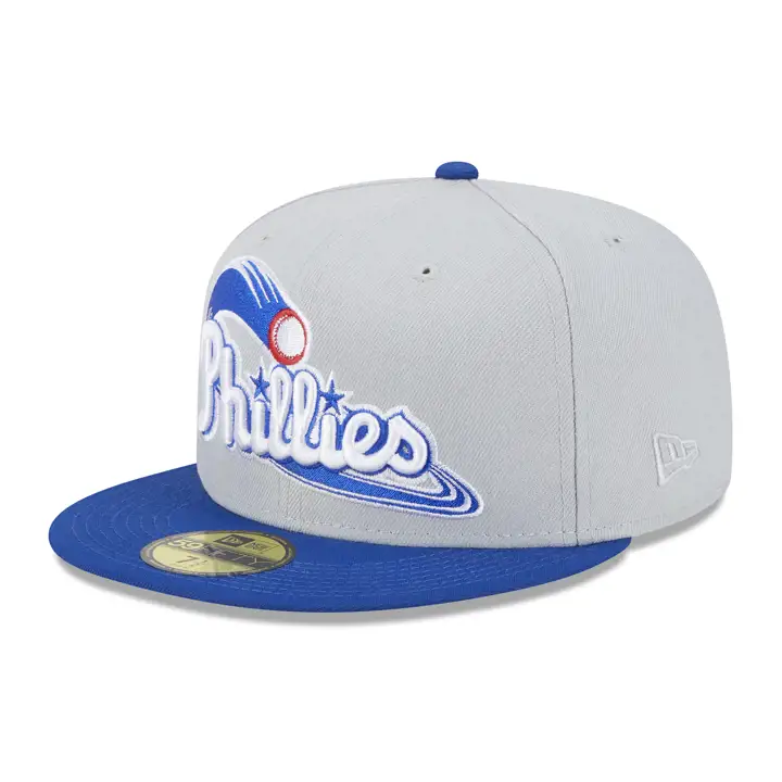 Philadelphia Phillies MLB Dolphin 59FIFTY gris/ bleu/ vert