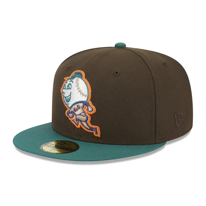 Casquette New York Mets MLB Mallard Call 59FIFTY (noyer/vert/jaune)