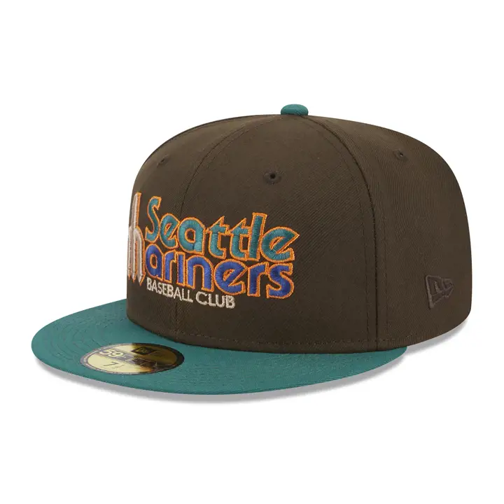 Seattle Mariners MLB Mallard Call 59FIFTY noyer/ vert/ jaune