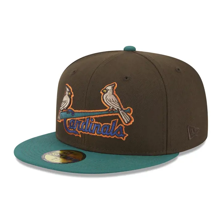 Casquette 59FIFTY MLB Mallard Call St. Louis Cardinals Noyer/Vert/Jaune