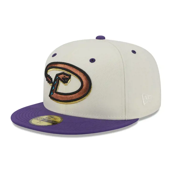 Casquette Arizona Diamondbacks MLB Touch of Gold 59FIFTY ivo/pur/grn
