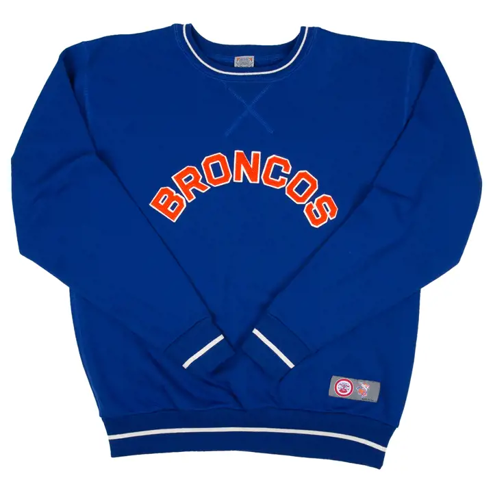 Sweat-shirt ras du cou vintage Denver Broncos 1962
