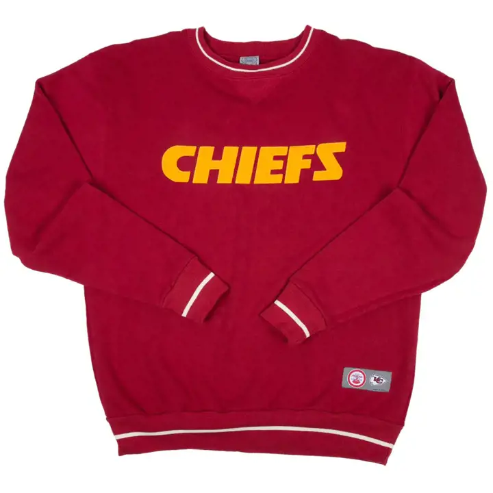 Sweat-shirt ras du cou unisexe Kansas City Chiefs – Collection vintage
