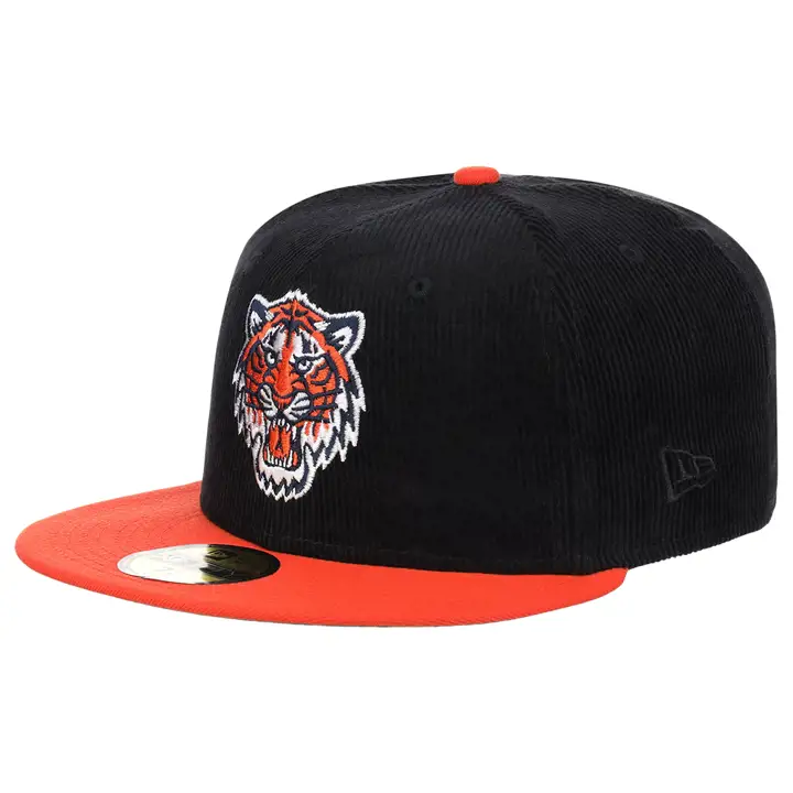 Casquette 59FIFTY MLB Detroit Tigers noire, à cordes, noir/orange/vert