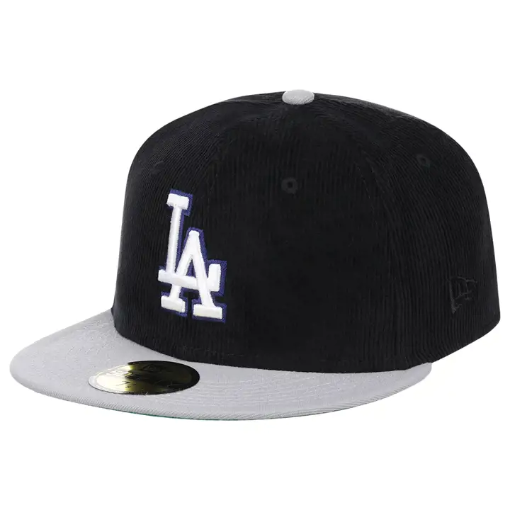 Casquette Los Angeles Dodgers MLB Black Cord 59FIFTY noire/ grise/ verte