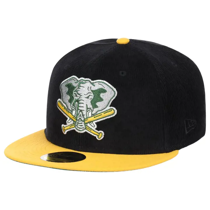 Oakland Athletics MLB Black Cord 59FIFTY blc/ jne/ vte