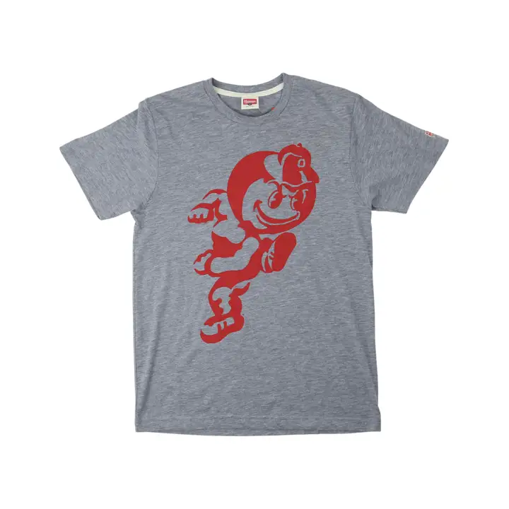 Ohio St B NCAA Homage T-shirt Brutus de course gris/gris