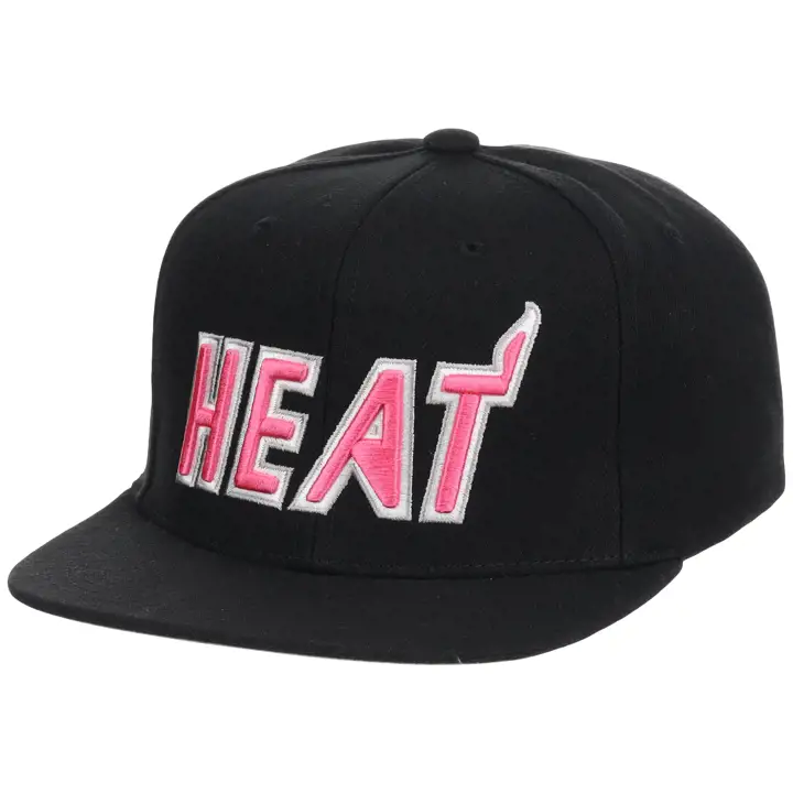MIAMI HEAT NBA NEON TROPICAL SNAPBACK HWC NOIR