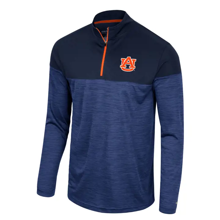 Auburn Tigers NCAA Positraction 1/4 Zip 23 MARINE