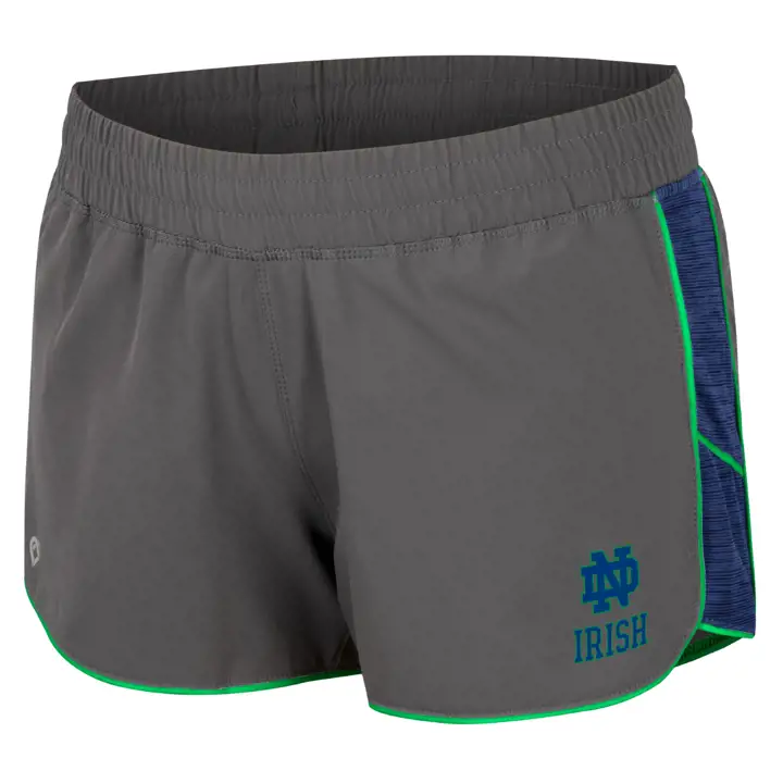 Short d'athlétisme femme NCAA Notre Dame Fighting Irish Pull the Switch