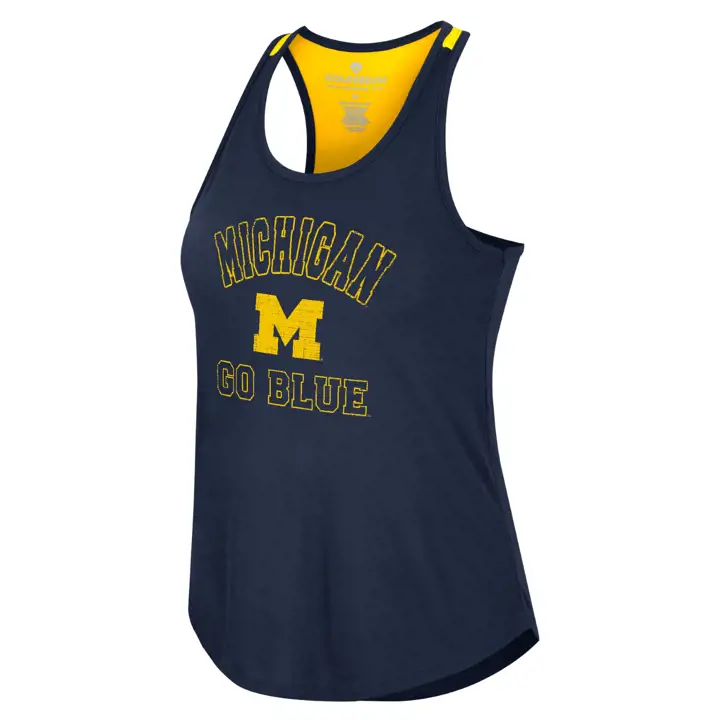 Michigan Wolverines NCAA Women's Débardeur 10 Days 23 NAVY