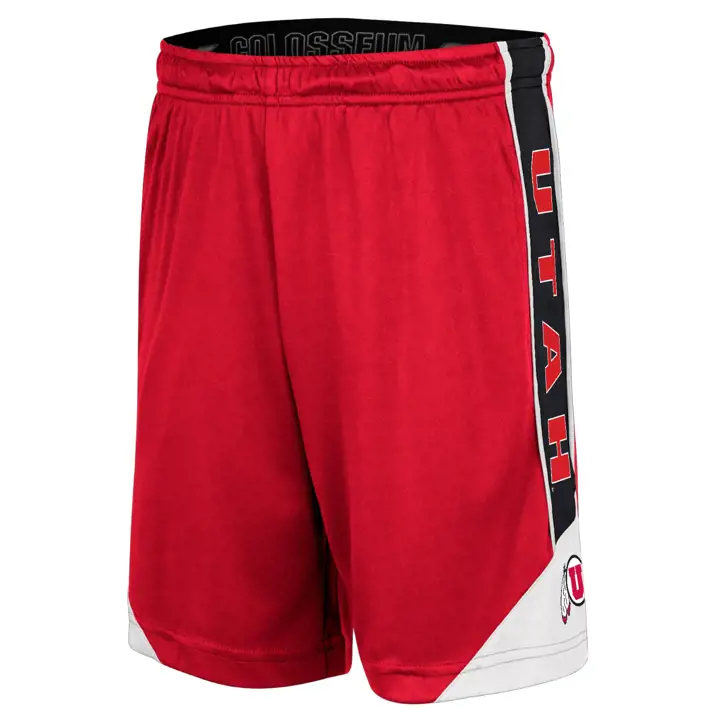 Short Haller rouge 23 NCAA Utah Utes pour jeunes