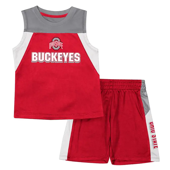 Ensemble débardeur Ohio State Buckeyes NCAA Ozone pour tout-petit 23 ROUGE