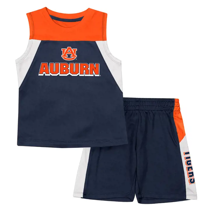 Ensemble débardeur et short pour tout-petit Auburn Tigers NCAA Ozone 23 MARINE