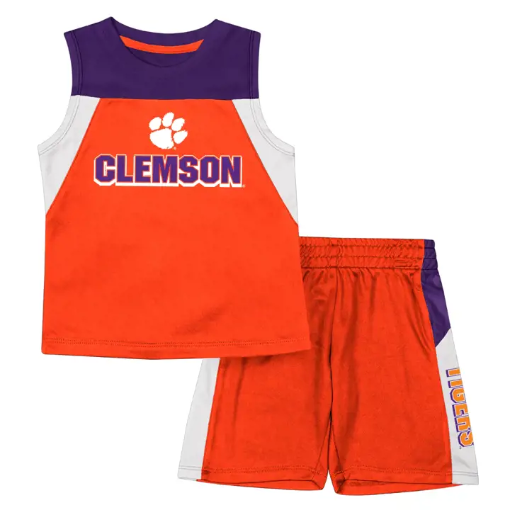 Clemson Tigers NCAA Toddler Ozone Tank Set 23 PUR