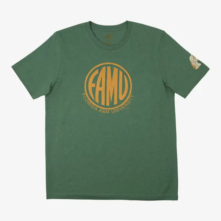 T-shirt vert universitaire Florida A&M Rattlers EFF