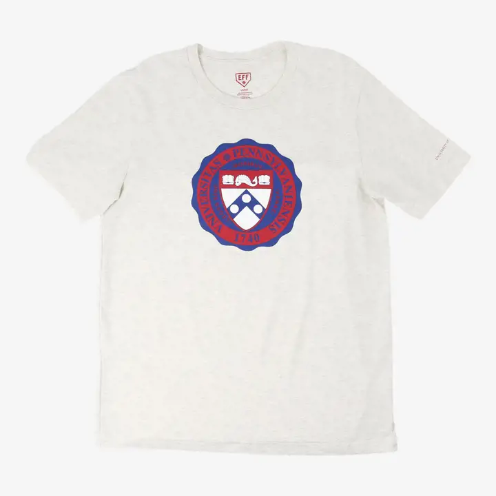 Pennsylvania Quakers Collegiate EFF T-Shirt Ivory