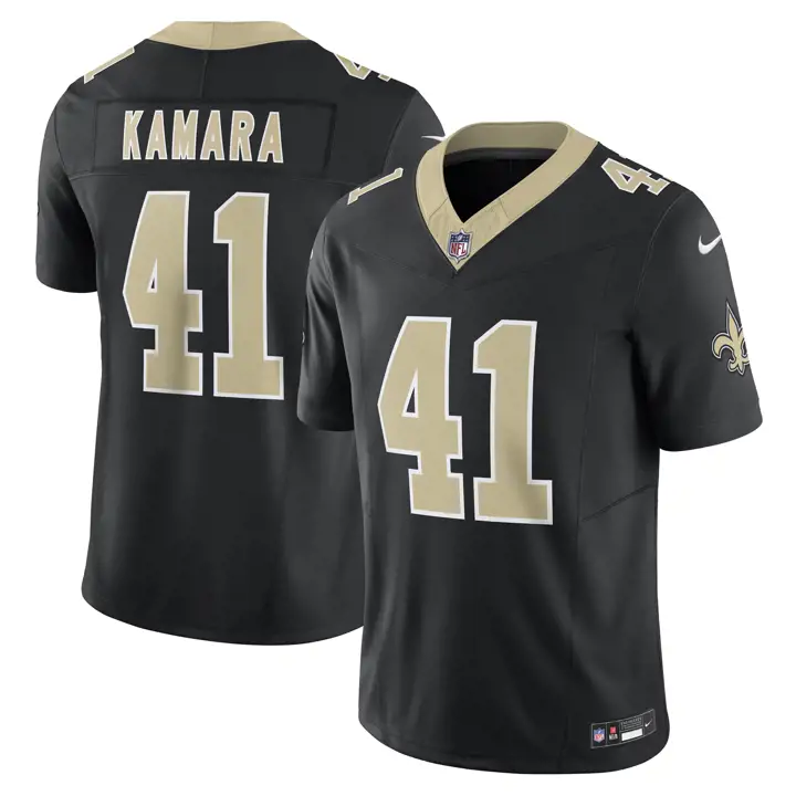 Maillot NFL Vapor Fuse Limited SAINTS 23 Alvin Kamara noir