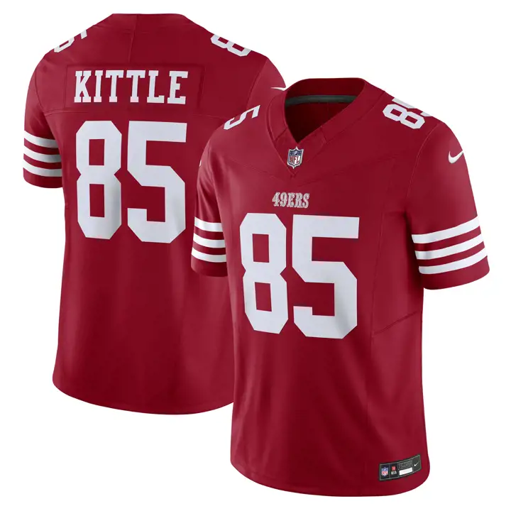 49ERS NFL Vapor Fuse Limited Jersey 23 George Kittle red