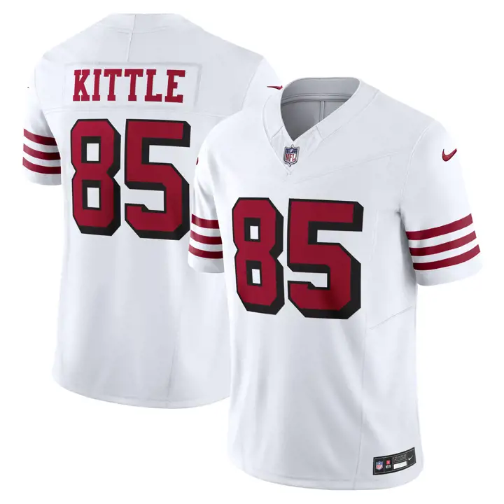 49ERS NFL Vapor Fuse Limited Jersey 23 George Kittle wht