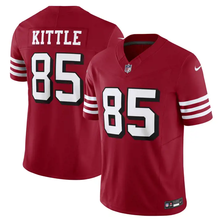Maillot NFL Vapor Fuse Limited 49ERS 23 George Kittle rouge
