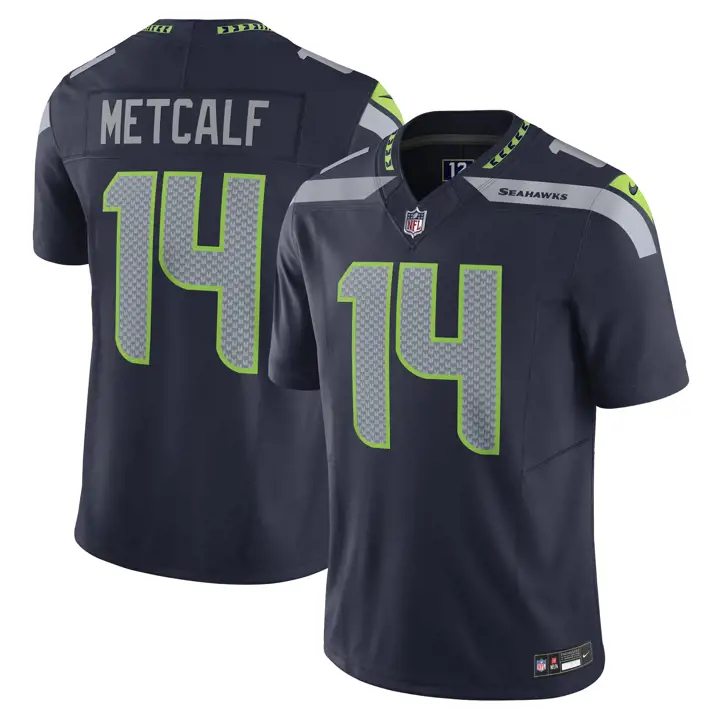 Maillot NFL Vapor Fuse Limited Seahawks 23 D.K. Metcalf bleu marine