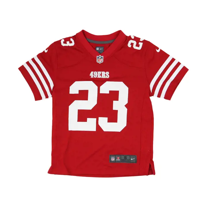 Maillot enfant 49ERS NFL Game Christian McCaffrey rouge