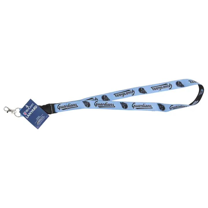 Lanière Cleveland Guardians aux couleurs de l'équipe (noir/bleu)