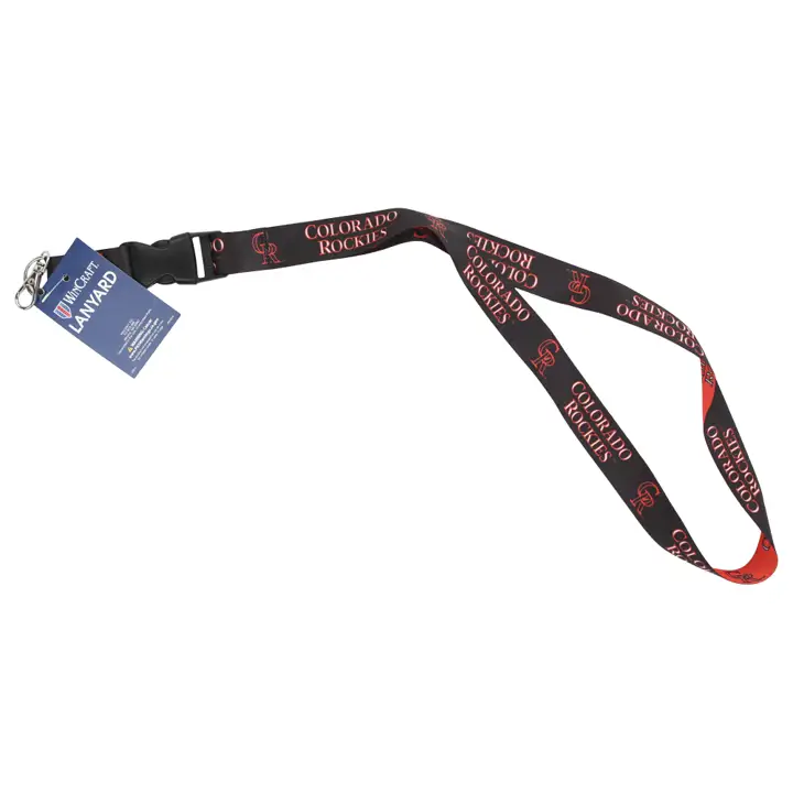 Cordon de supporter Colorado Rockies noir/rouge