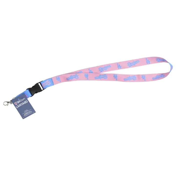 Cordon porte-clés d'équipe Los Angeles Dodgers Fashion Colorway bleu/rose
