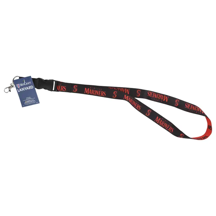Lanière d'équipe Seattle Mariners coloris mode noir/rouge