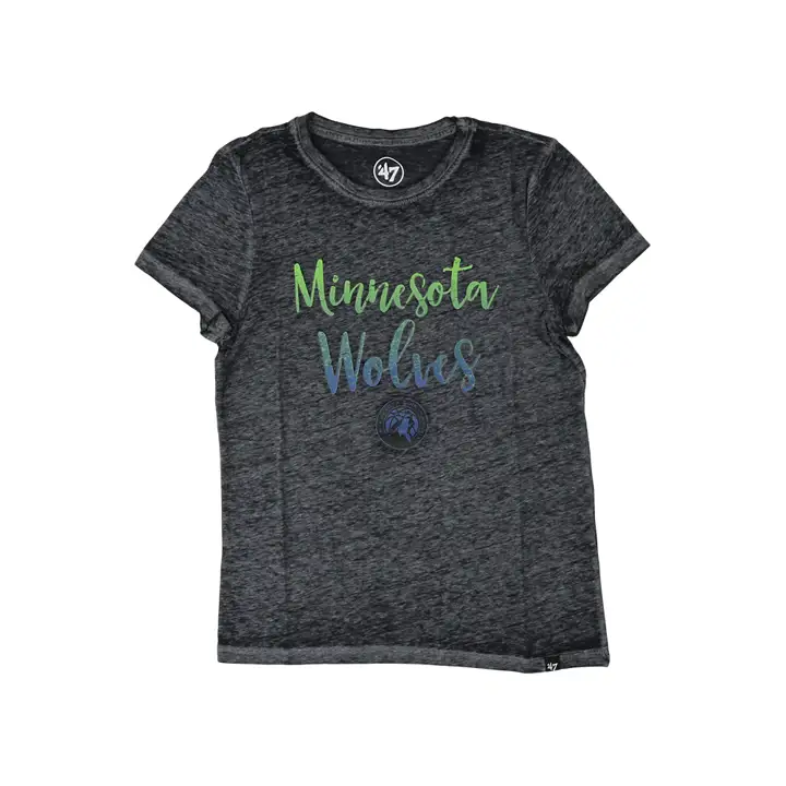 T-shirt femme M TWOLVES NBA Fade Out 22 blk