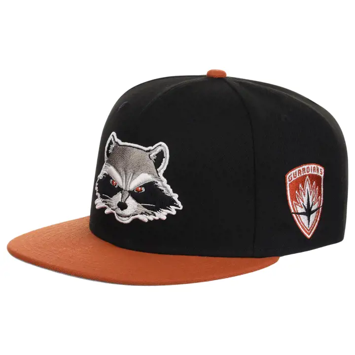 Rocket Marvel Snapback BLK/DKORG