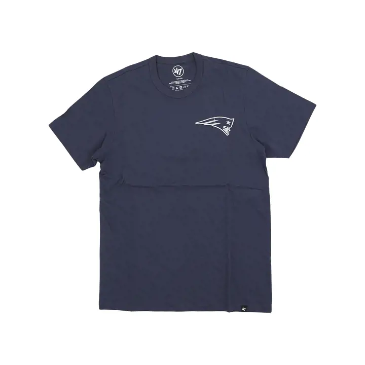 Tee-shirt Franklin NFL des New England Patriots, motif au dos, bleu marine 23