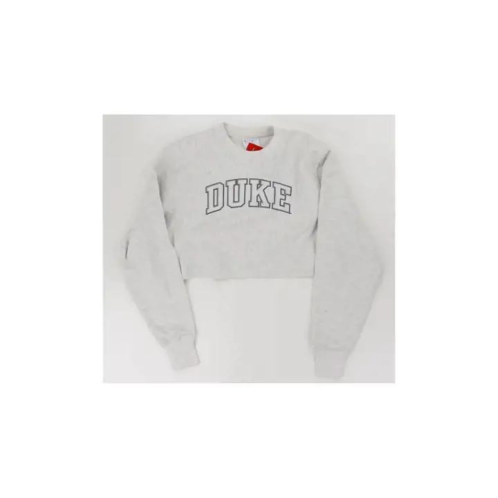 Haut court ras du cou en tissu inversé Duke Blue Devils NCAA pour femme LGR