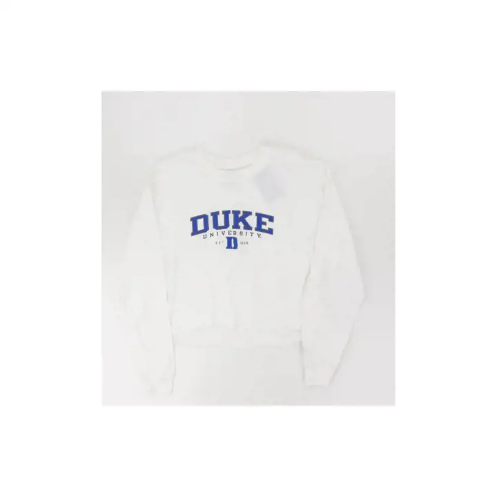 T-shirt court LS NCAA Duke Blue Devils femme BLANC