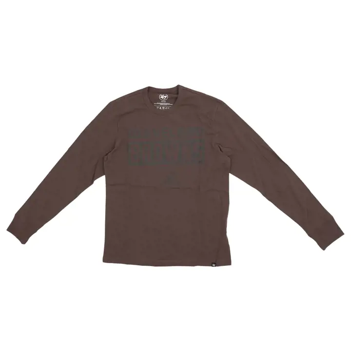 Cleveland Browns NFL T-shirt à manches longues Frankie motif effet givré 23 marron