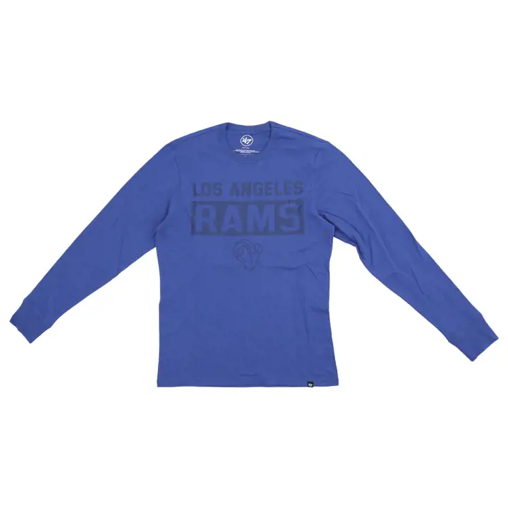 T-shirt Los Angeles Rams NFL Iced Framework Frankie manches longues 23 bleu