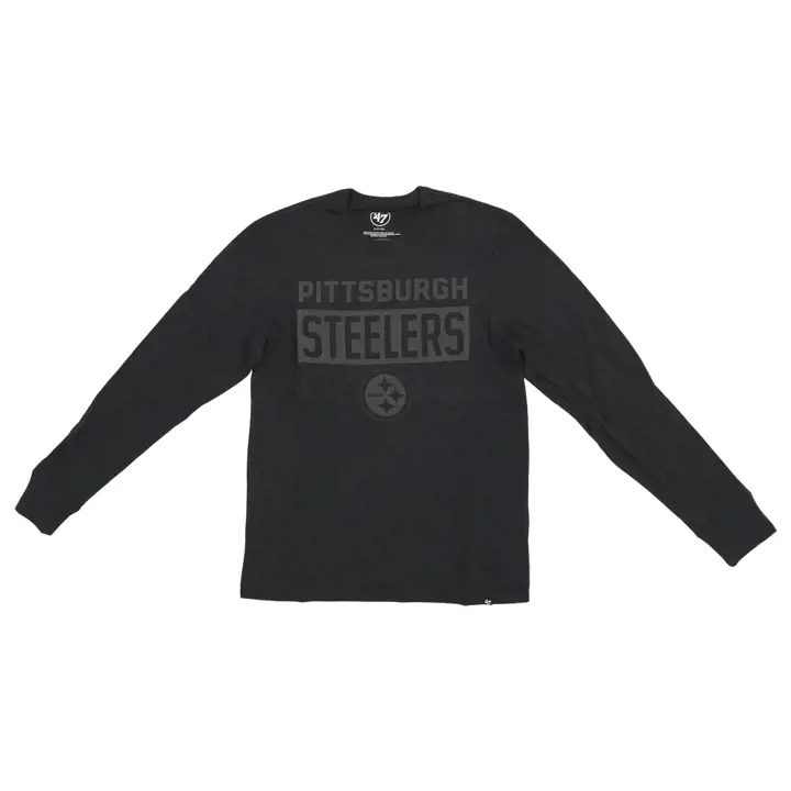 T-shirt Frankie LS Framework Givré Pittsburgh Steelers NFL 23 noir