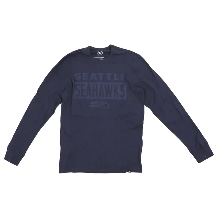 T-shirt manches longues Seattle Seahawks NFL Iced Framework Frankie 23 marine