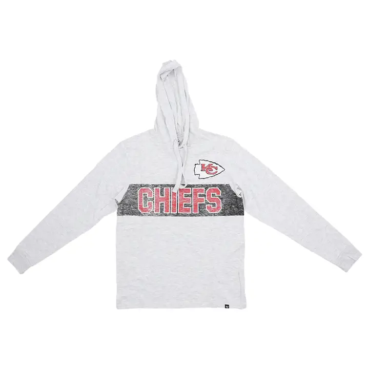 T-shirt à capuche Franklin NFL Kansas City Chiefs 23 gris