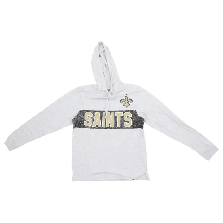 T-shirt à capuche Franklin NFL New Orleans Saints 23 gris
