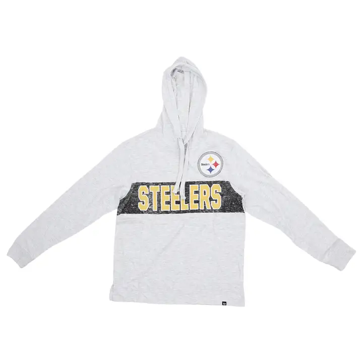 Pittsburgh Steelers NFL Terrain Franklin T-shirt à capuche 23 gris