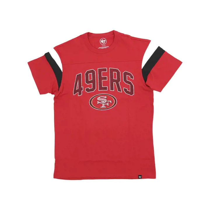 T-shirt de football américain NFL des 49ers de San Francisco Bleecker Tee 23 rouge