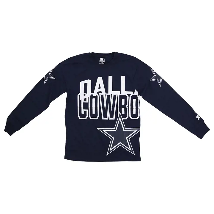 T-shirt à manches longues NFL Cowboys Clutch Hit 23 marine