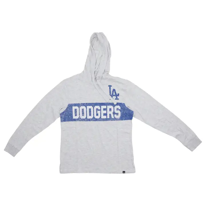 Haut à capuche Los Angeles Dodgers MLB 47 Franklin Field GRIS