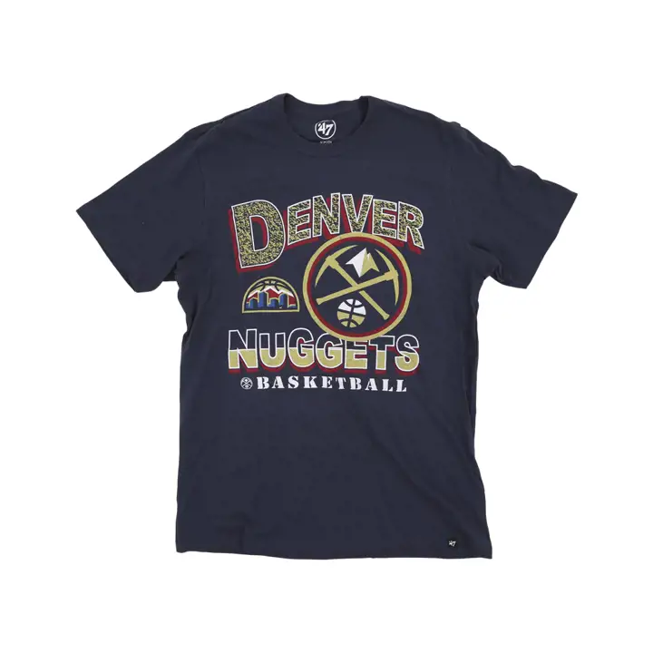 T-shirt Franklin DENVER NUGGETS NBA Court Press marine