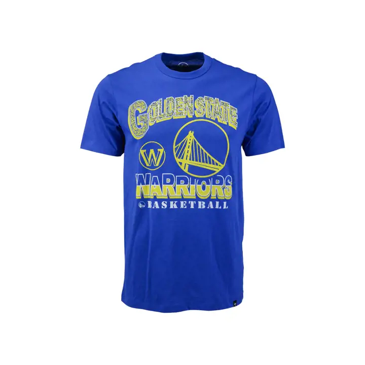 T-shirt bleu Franklin GOLDEN STATE WARRIORS NBA Court Press